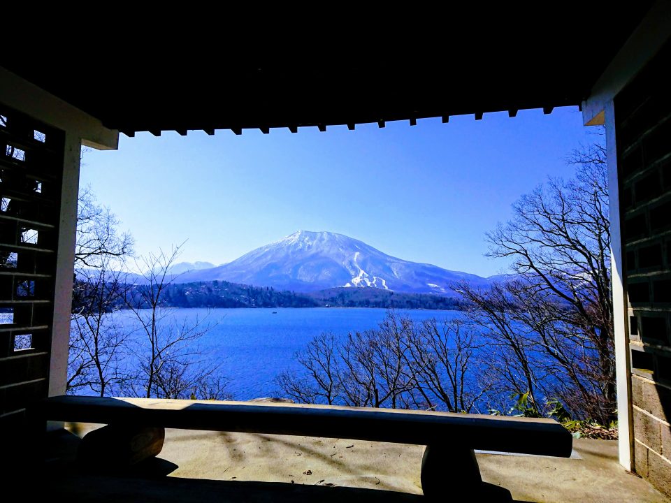 野尻湖　黒姫山